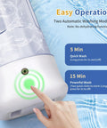 Grab And Go Portable Mini Washing Machine Usb Rechargeable Compact Drum with easy operation modes for deep clean laundry.