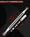 Chrome Shift Linkage For Harley Touring Motorcycles 1980 To 2024 Keeps Your Ride Shifting Smooth And Crisp On Softail Electra Glide Road King Street Glide Road Glide Upgrade For Lightning Fast Shifts, 12.5-inch chrome billet aluminum linkage with rod ends