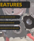 High Volume M29-5HV Beefed Up Oil Pump Kit for GM Vortec V8 Engines mounted on engine block