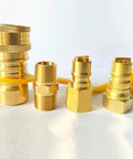 Three Eighths Inch Natural Gas Quick Connect Fittings Kit For Grills Patio Heaters Pizza Ovens Fire Pits And Generators