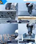 Carbide burr set, 8pcs, 1/4'' shank; Asieg Tool tungsten carbide rotary files for metal/wood, mold polishing, reaming.