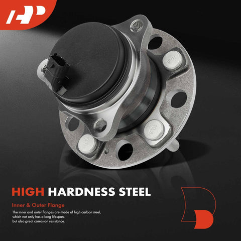 Beefed Up Two Rear Wheel Bearing And Hub Assemblies With ABS And Five Lug For Hyundai Elantra N 2022 2023 front view