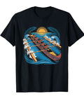 Canoe Anatomy Labeled Parts Tee For Paddlers Who Live For Regattas And Ocean Training Rain Or Shine Lightweight Classic Fit T Shirt
