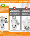 Drain Pump Replacement For Washer Fits GUD27ESSM1WW GTUN275EM GTUP240EM GTUP270GM And Kenmore 26615322 Easy Install No Fuss Durable Pump For Smooth Quiet Draining, 2.9 in ABS pump