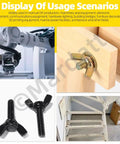Tough As Nails Carbon Steel Metric Wing Nuts Assortment Kit showing usage in DIY projects and equipment assembly.
