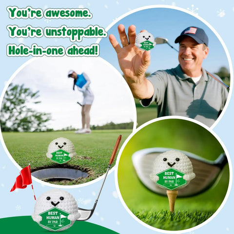 Crochet Golf Ball Accessories Gift Set For Men Funny Golf Themed Gift For Him Fathers Day Birthday Or Graduation Ideal Gift