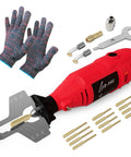Electric Chainsaw Sharpening Kit 110V 180W High Speed Chainsaw Sharpener with 5 Speed Levels and angle adjustment tool