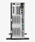 Premium Enterprise Tower Server Powered By Intel Xeon Silver 12 Core Chipset 64GB DDR5 RAM rear view with ports.