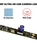 8MP USB Camera Module With IMX179 Fixed Focus 4K Lightburn Webcam with lens and circuit board for Laser Engravers and Raspberry Pi.