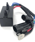 Black 12V Power Tilt Trim Relay Plug And Play OEM Replacement For Marine Outboard Solenoid Switch Assembly with cables