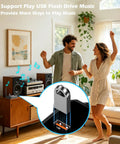Bluetooth 5.4 Receiver For Home Stereo And RCA Speakers, Low Latency HD Music Audio Bluetooth To Wired System in living room setup