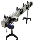 Adjustable Height And Speed Chain Plate Conveyor Belt For Bottles In Assembly Line 73.62 Inch Long 3.94 Inch Wide 110V Industrial Grade