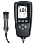 Rugged Coating Thickness Meter for Steel and Aluminum Structures, 0-3000µm Range, 0.001 Mil Resolution, External Probe, Fe/NFe Auto Detection, USB Data Export, Built for Inspectors, Contractors, and QC Pros On the Jobsite, handheld gauge with probe