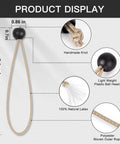 6 Inch Tarp Bungee Cords With Toggle Balls Heavy Duty 50 Pack, handmade knot, plastic ball head, natural latex, polyester rope