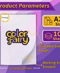 DTF Transfer Film 13 X 19 Inches A3 Plus 100 Sheets Double Sided Matte PET Heat Transfer Paper specifications