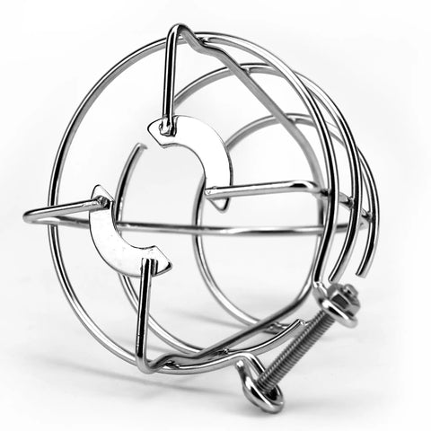 2 Pack Heavy Duty Fire Sprinkler Head Guard Cage For Standard 1/2 And 3/4 Inch NPT upright or pendant heads, showing steel construction.