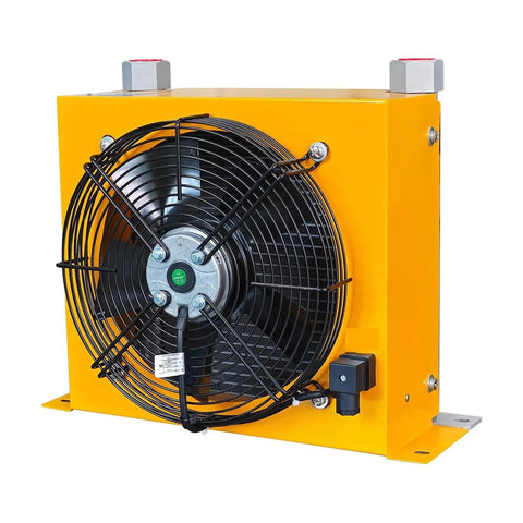 Beefed-Up Heavy Duty Hydraulic Aluminum Oil Cooler With 100 LPM Flow, 5.8KW Cooling Capacity, 3.2 Sq M Fin Area, 220V PT