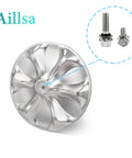 Chrome Wash Plate Pulsator Assembly For LG Kenmore Sears Top Load Washers AGZ72909702 showing screws and chrome finish