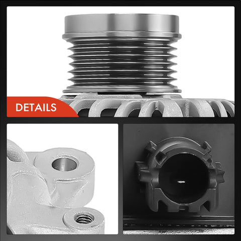 Details of an Alternator For Subaru Forester 2017 2018 2.5L 12V 150A With 6 Groove Decoupler Pulley Clockwise Rotation Replacement Part