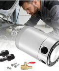 Ditch The Gunk And Keep Your Engine Sleek With This Rock Solid 300Ml Oil Catch Can Kit installed in a car engine.