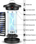 Outdoor Bug Zapper With Smart App Remote Hands Free And Voice Control Mosquito Zapper You Can Control with features labeled