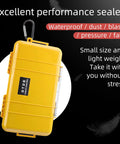 OTDR Launch Cable Box For Fiber Optic Testing 1 Kilometer SM Single Mode Cable Pro Grade Nonmetal Case, yellow, waterproof.