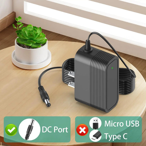 18V 2A Jump Starter Power Supply for JP 12 4000T 5000T 10000T Start All Corded Jump Packs on wooden table
