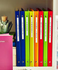 Compact Portable Label Maker Bundle Featuring Qwerty Keyboard Preview Display With Four Laminated Tape Rolls For Quick Home Office Organization.
