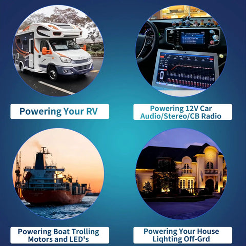 Smooth Operator RV Power Converter Swaps 110V AC To 12V DC With Zero Drama in an RV powering lights and devices.