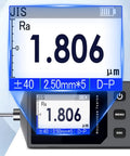 Pro Grade Surface Roughness Tester With 5 Micron Diamond Stylus Inductive Sensor High Precision Digital Profilometer display