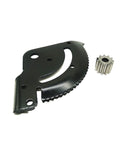 Steering Sector UC14592 with Pinion Gear Direct Fit for John Deere GX26220 D-series lawn tractors, steel construction.