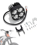 Electric Dirt Bike Headlight Kit With 18W Long Lasting Beam And Rugged Aluminum Alloy Build For Surron Light Bee S X X160 X260