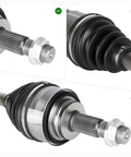 Straight Shot Front Left Or Right CV Axle Shaft Assembly For Toyota And Lexus 4Runner Tacoma FJ Cruiser GX460 GX470 2003 To 2022 close-up of axle components