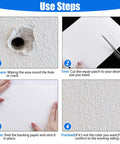 Vinyl Siding Repair Patch Kit 6x8 Inch Self Adhesive PVC Tape Hole Cover for easy and seamless siding repair steps guide