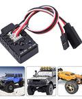 2 Axis RC Gyro Stabilizer For Drift Racing, Vibration Sensor Included, Durable ABS Construction, Precise Gyroscope Module For RC Cars And Boats, Easy Install, Smooth Drifts And Safe Acceleration, black RC gyro with wires for cars
