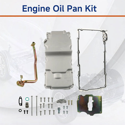 Engine Oil Pan Kit 302 2 Low Profile Replacement For LS Engines Fits Camaro Firebird Nova Ventura G Body A Body F Body