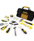 146 Piece Homeowner Tool Set With 14 Inch Wide Mouth Open Storage Tool Bag, A Must Have DIY Hand Tools Kit Including Pliers, Adjustable Wrench