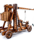 DIY 3D Wooden Trebuchet Puzzle Kit for Adults Hands On Catapult Engineering Toy STEM Building Kit Wood Assembly Gift