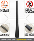 7 Inch Car Wash Proof Rubber Antenna With Internal Copper Coil Mast Replacement For Toyota Corolla 2003 2008