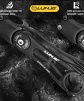 Adjustable 31.8mm Bike Stem With 120 Degree Ergonomic MTB Angle 6061 T6 Aluminum Riser in matte black finish