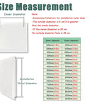 Size measurement guide for Slick White Wall Access Door And Concealed PVC Inspection Panel Paintable Utility Cover 30x30 inch reveal.