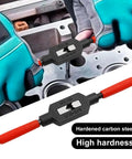 Adjustable Handy Tap Wrench Set With Three Size Jaws From One Sixteenth To Three Eighths Inch Tap Holder Reamer Hand Tapping Tool
