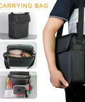 Carrying bag for Earth Resistance Tester With 3 Resistance Ranges 20 Ohms, 200 Ohms, And 2000 Ohms, Digital Grounding Meter Up To 750 Volts AC