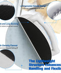 Pro Grade Drywall Corner Sander 9 Inch With Hook And Loop Backing Semi Circular Angle Sanding Tool Kit With ergonomic handle design