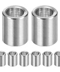 8 Pack M8 304 Stainless Steel Spacers 8mm ID 12mm OD 15mm Length Metal Screw Standoff Bushings Plain Finish Round Spacers