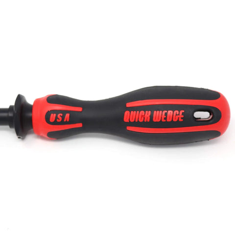 Insulated Flathead Screw Holding Screwdriver For No 8 To No 24 Wood And Sheet Metal Screws And Bolts 10 Inch With Split Steel Blade