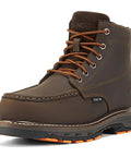 Mens Steel Toe Work Boots Built For The Job Like Construction And Welding, Puncture Resistant And Slip Resistant, EH Protected Safety Moc Toe Boots, Water And Oil Resistant Outdoor Work Shoes Ideal For Hunting, Concrete And Industrial Sites
