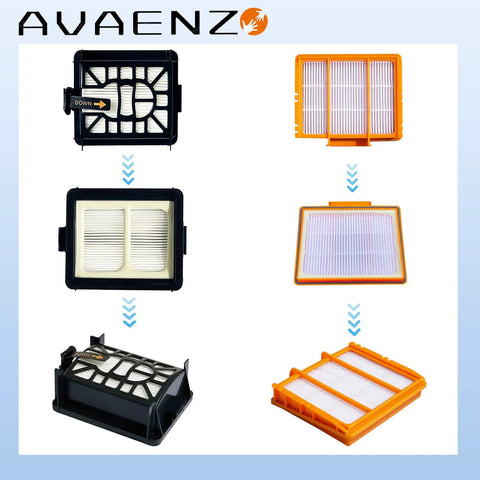 All-In-One Universal Vacuum Replacement Parts Kit For AV2511AE AV2501S AV2610WA RV2502AE RV2610WA AV2510 AV2520 And More Filters