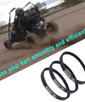 Go Kart Drive Belt 203589 Fits Coleman KT196 CK196T Manco 5959 Comet 203589 30 Series Torque Converter Asymmetrical Belt