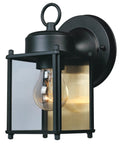 8 Inch Outdoor Wall Lantern Sconce In Black Finish For Front Door Patio And Porch Exterior Light Fixture That Is Built To Last